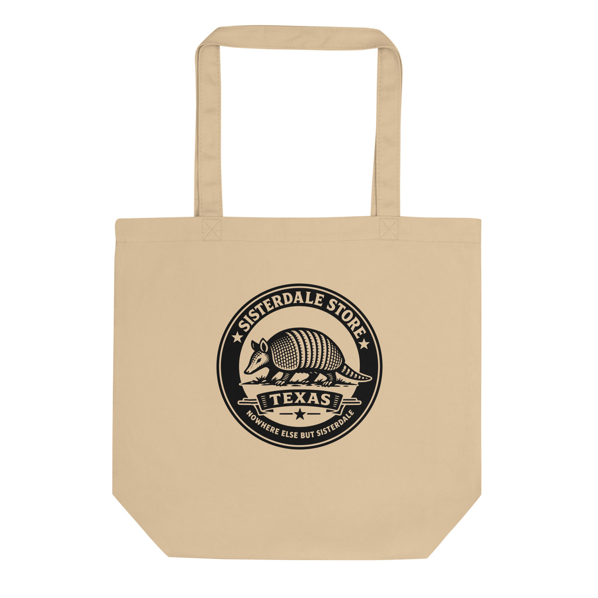 Sisterdale Store Tote Bag in Oyster, front view