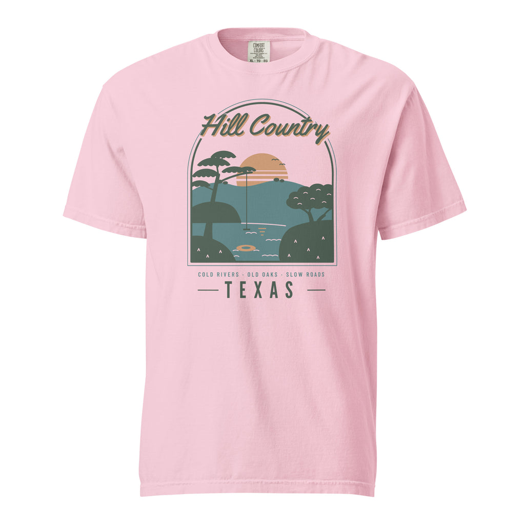 Hill Country Swimming Hole T-Shirt in Blossom