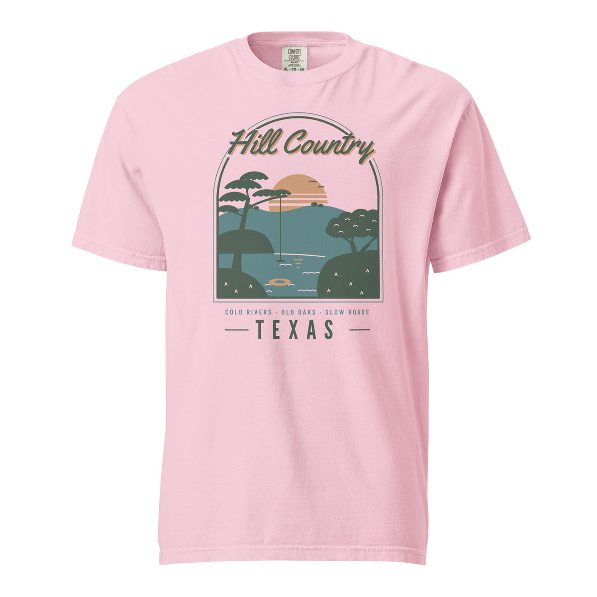 Hill Country Swimming Hole T-Shirt in Blossom