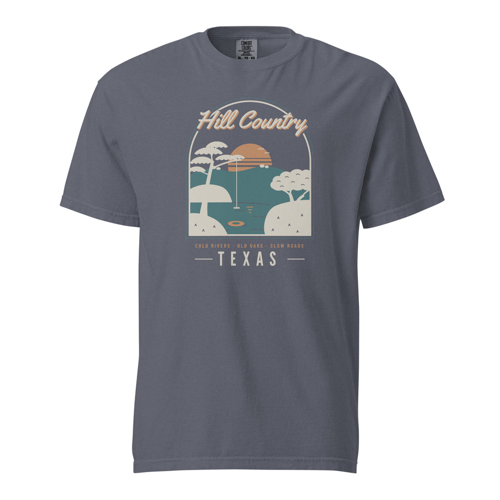 Hill Country Swimming Hole T-Shirt in Denim
