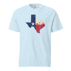 Lone Star Flag Texas T-Shirt in Chambray