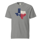 Lone Star Flag Texas T-Shirt in Grey