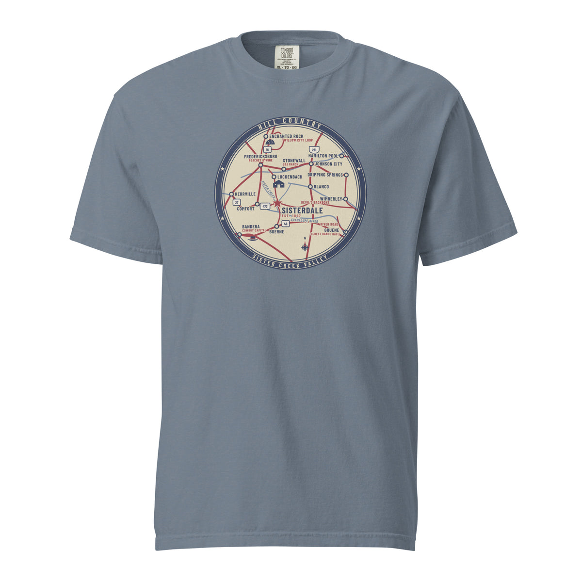 Sister Creek Valley T-Shirt in Blue Jean