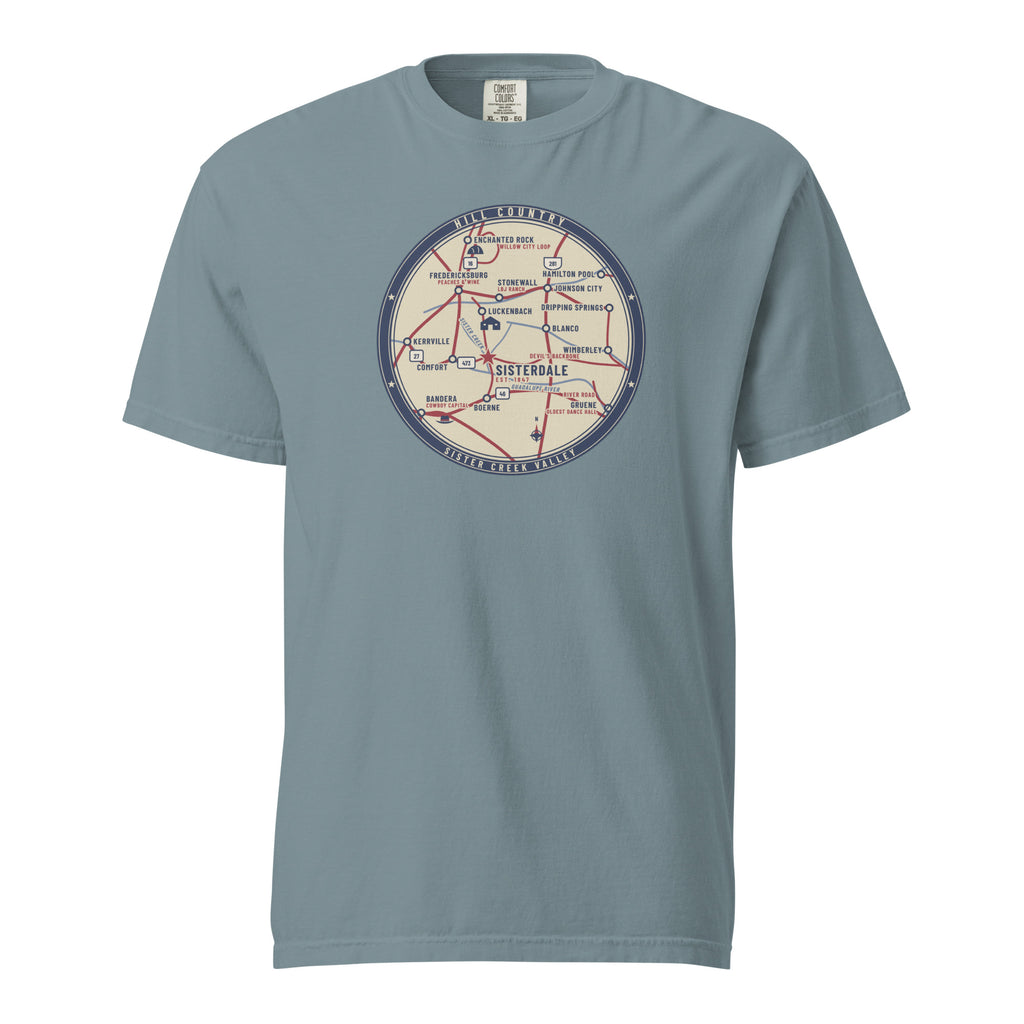 Sister Creek Valley T-Shirt in Ice Blue