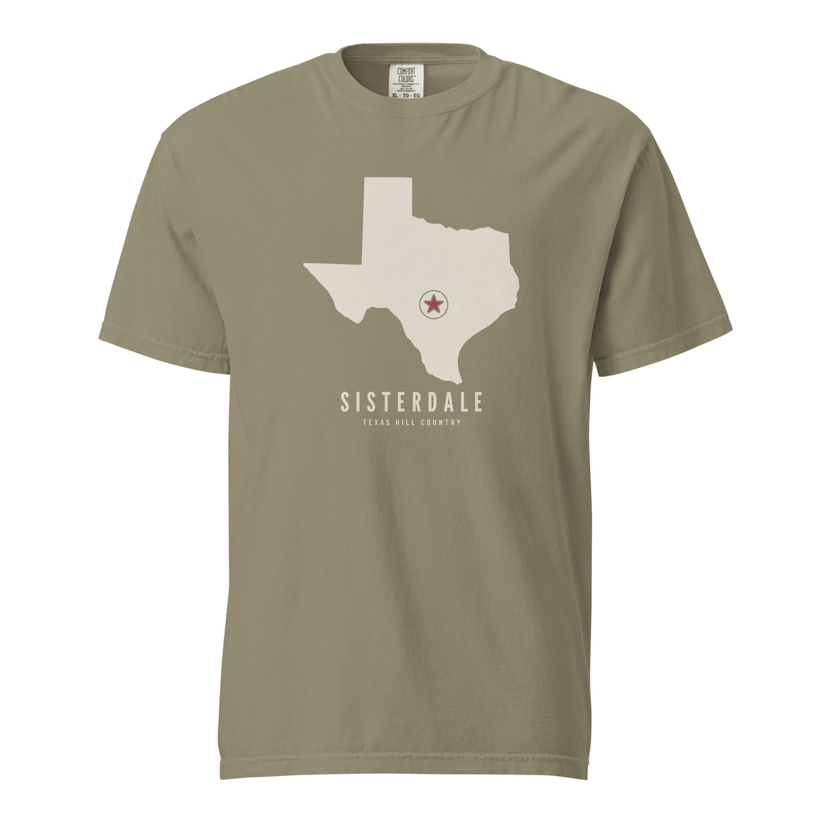 Sisterdale Star T-Shirt in Sandstone