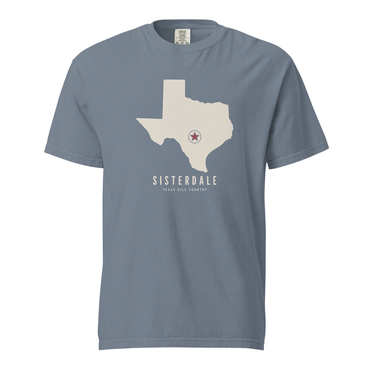 Sisterdale Star T-Shirt in Blue Jean