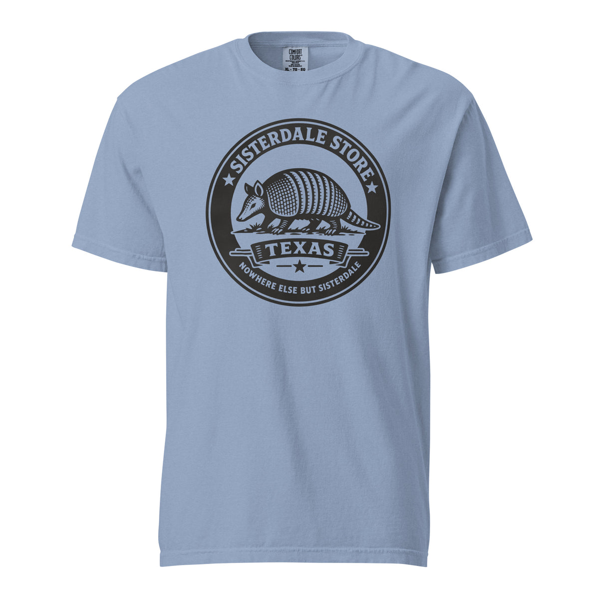 Sisterdale Store T-Shirt in Washed Denim