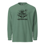 Sisterdalien Long Sleeve T-Shirt in Light Green, front view