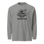 Sisterdalien Long Sleeve T-Shirt in Grey, front view