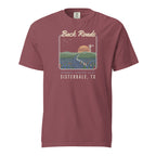 Back Roads T-Shirt in Brick, front view