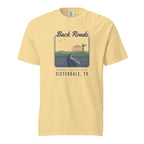 Back Roads T-Shirt in Butter, front view