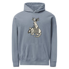 Sisterdale Jackalope Hoodie in Blue Jean, front view