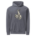 Sisterdale Jackalope Hoodie in Denim, front view
