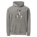 Sisterdale Jackalope Hoodie in Grey, front view