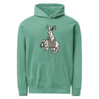 Sisterdale Jackalope Hoodie in Seafoam, front view